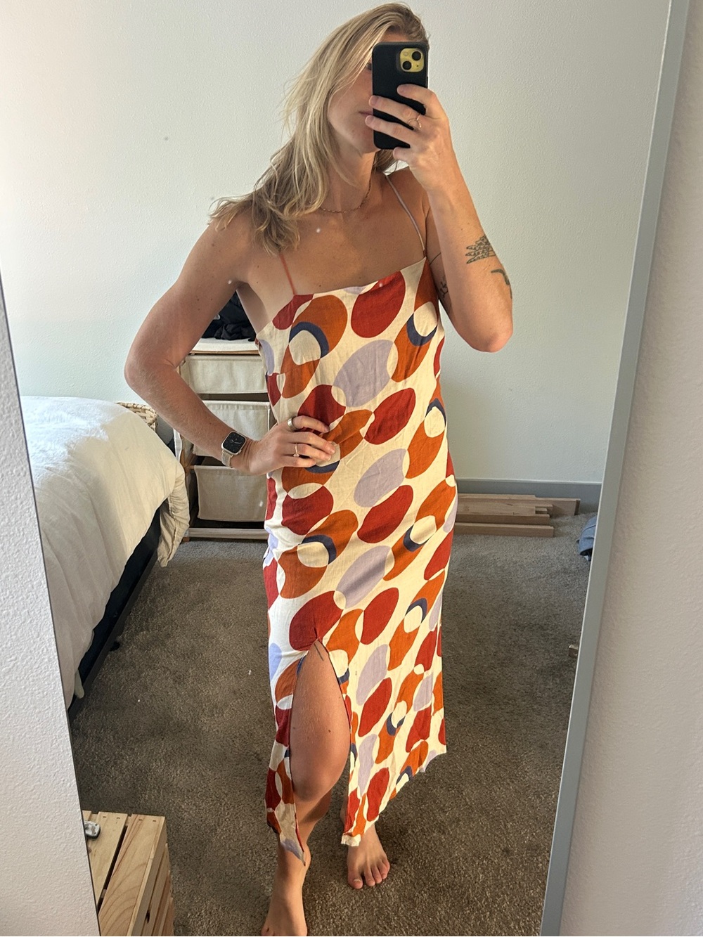 sage the label midi dress sz L